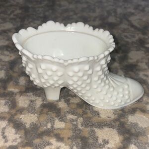 Fenton White Hobnail Shoe